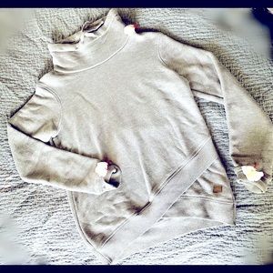 Roxy cross front design cowl neck sweater S